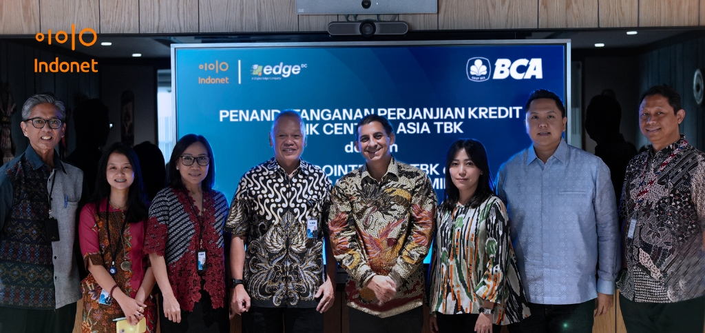 Indonet and EDGE DC Secure IDR 5.5 Trillion Credit Facility from BCA for Digital Infrastructure Expansion