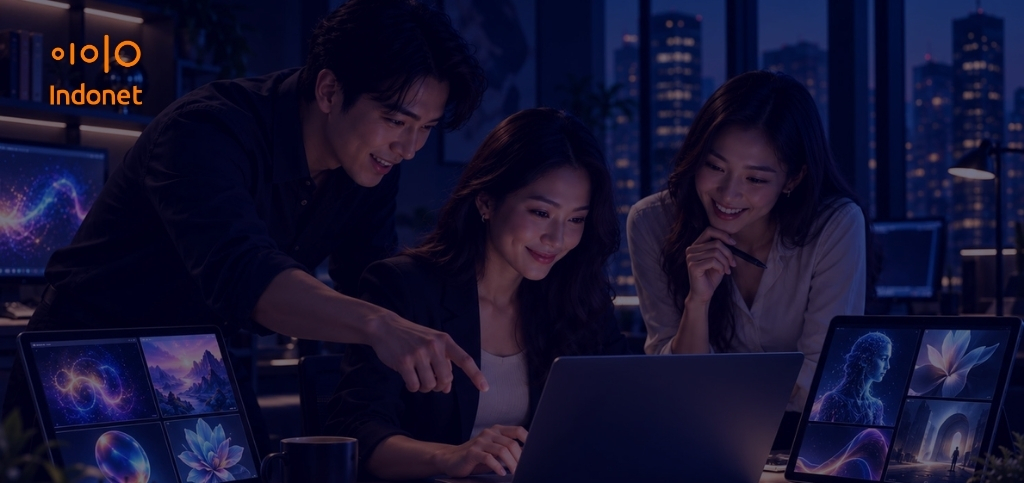 Indonet Gabungkan Internet dan AI Credit dalam Satu Layanan untuk Dukung Aktivitas Bisnis